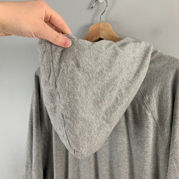 Revolve Free People FP Movement Circuit Tunic Grey Cotton Smocked Sweatshirt L - Picture 9 of 14